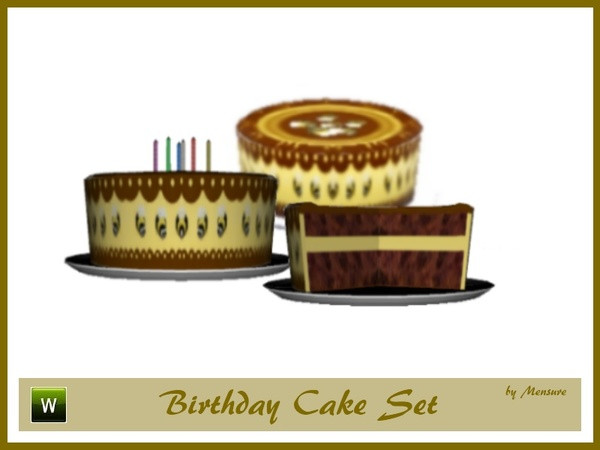 Best ideas about Sims 3 Birthday Cake
. Save or Pin mensure s Birthday Cake Set Caramel Cake Now.