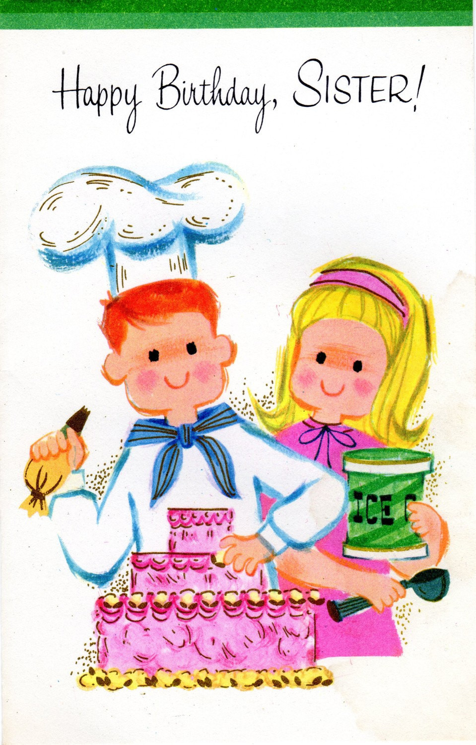 Best ideas about Sister Birthday Card
. Save or Pin Birthday Card To SISTER Chef Brother Summer by Now.