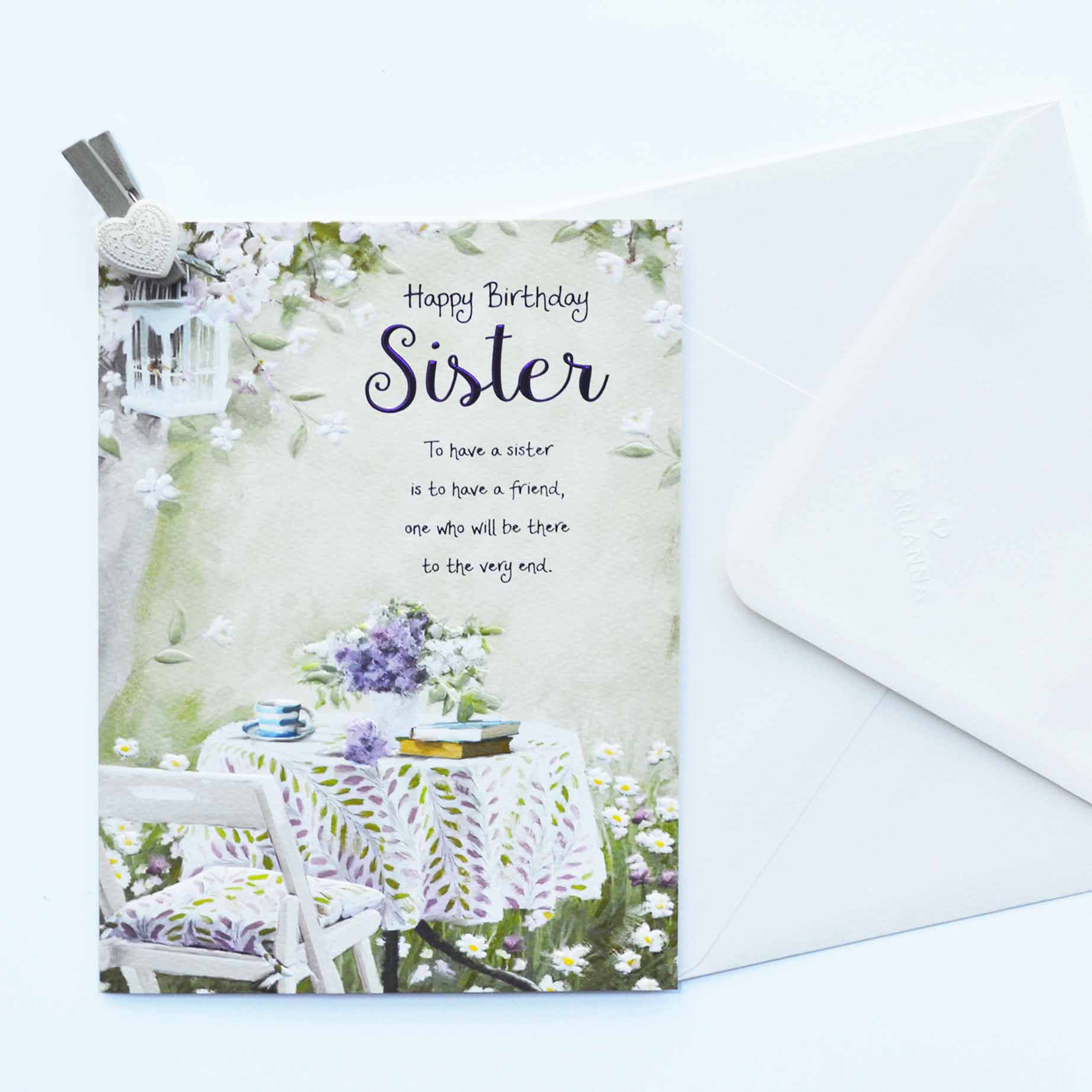 Best ideas about Sister Birthday Card
. Save or Pin Words of Warmth Sister Birthday Card Garlanna Greeting Cards Now.