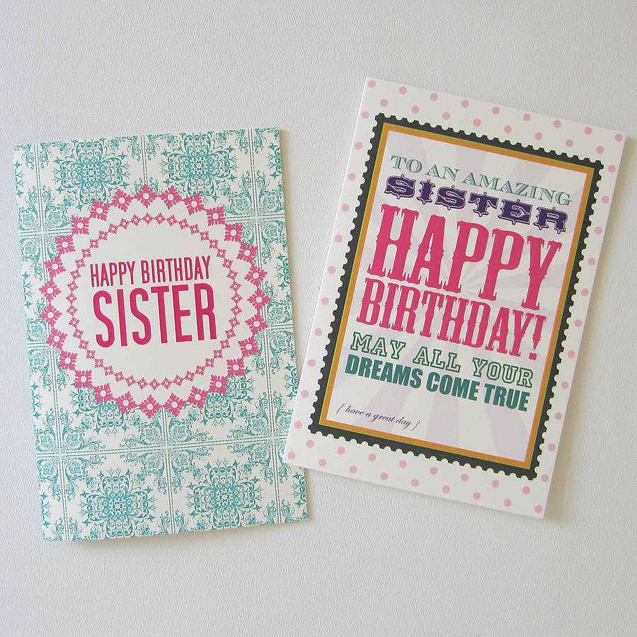 Best ideas about Sister Birthday Card
. Save or Pin sister birthday card by dimitria jordan Now.