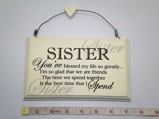 Best ideas about Sister Birthday Gift Ideas
. Save or Pin Blessed Sister Wall Plaque Birthday Gift Ideas for Sisters Now.