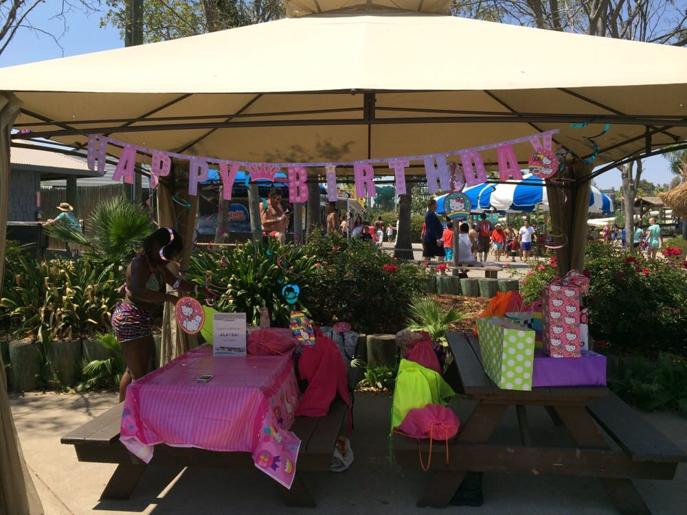 Best ideas about Six Flags Birthday Party
. Save or Pin Birthday party area Parents can decorate the tents Now.