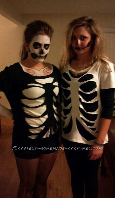 Best ideas about Skeleton Costume DIY
. Save or Pin Homemade Halloween Costume Ideas Random Talks Now.