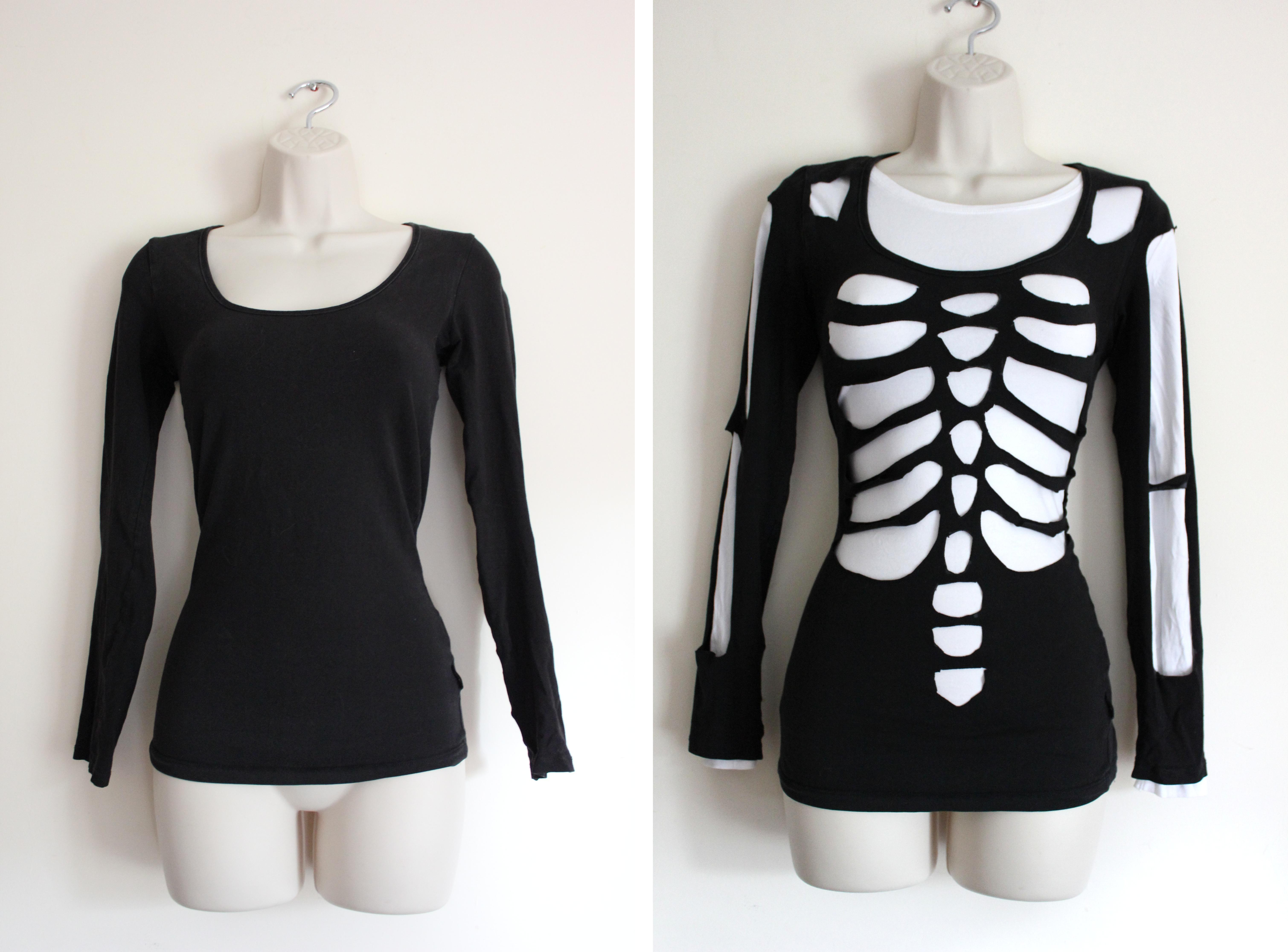Best ideas about Skeleton DIY Costume
. Save or Pin DIY scary skeleton Halloween costume Now.