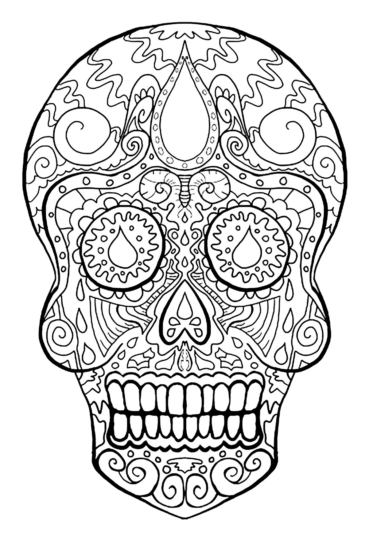 Best ideas about Skull Coloring Pages For Adults
. Save or Pin Skull Coloring Pages for Adults Now.