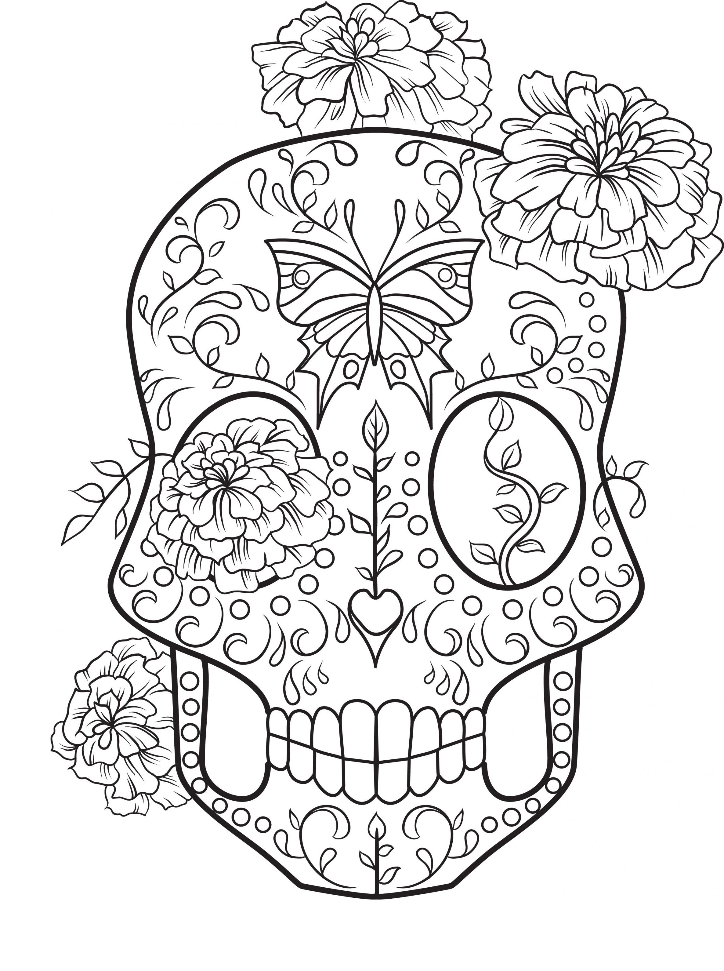 Best ideas about Skull Faced Girls Coloring Pages For Teens
. Save or Pin Skull Coloring Pages For Teenagers Coloring Pages Now.