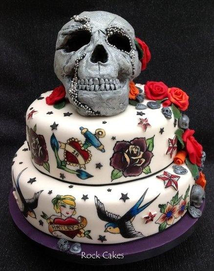 Best ideas about Skulls Birthday Cake
. Save or Pin psychobilly cake Now.