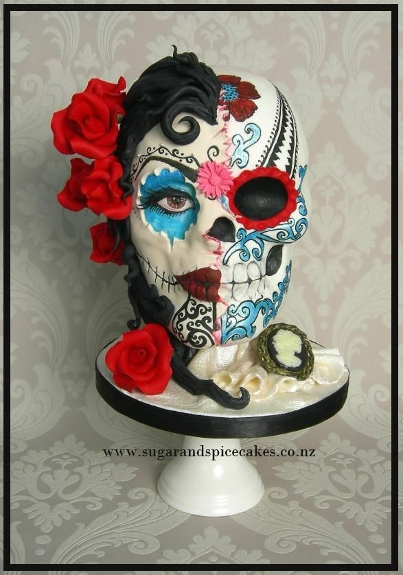 Best ideas about Skulls Birthday Cake
. Save or Pin 25 best ideas about Sugar skull cakes on Pinterest Now.