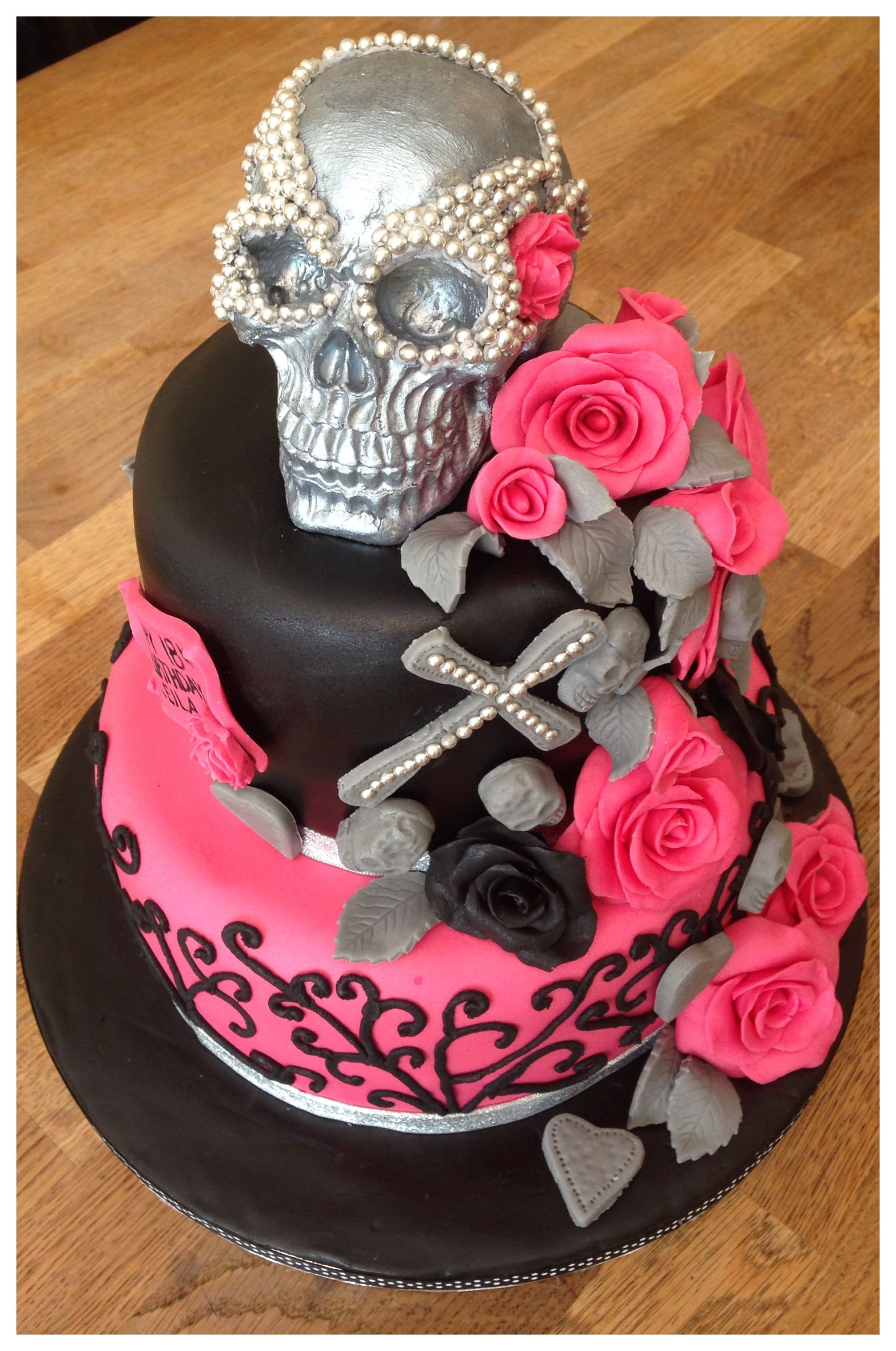 Best ideas about Skulls Birthday Cake
. Save or Pin Skull Cake Perfect use for the Skull Baking Mold Now.