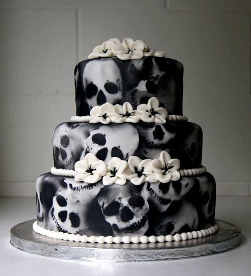 Best ideas about Skulls Birthday Cake
. Save or Pin Skull Cakes cake ideas for a Gothic wedding Yule Winter Now.