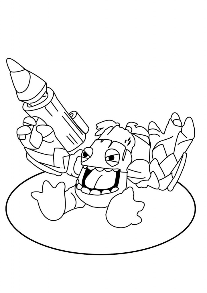 Best ideas about Skylanders Giants Printable Coloring Pages
. Save or Pin Free Printable Skylander Giants Coloring Pages For Kids Now.