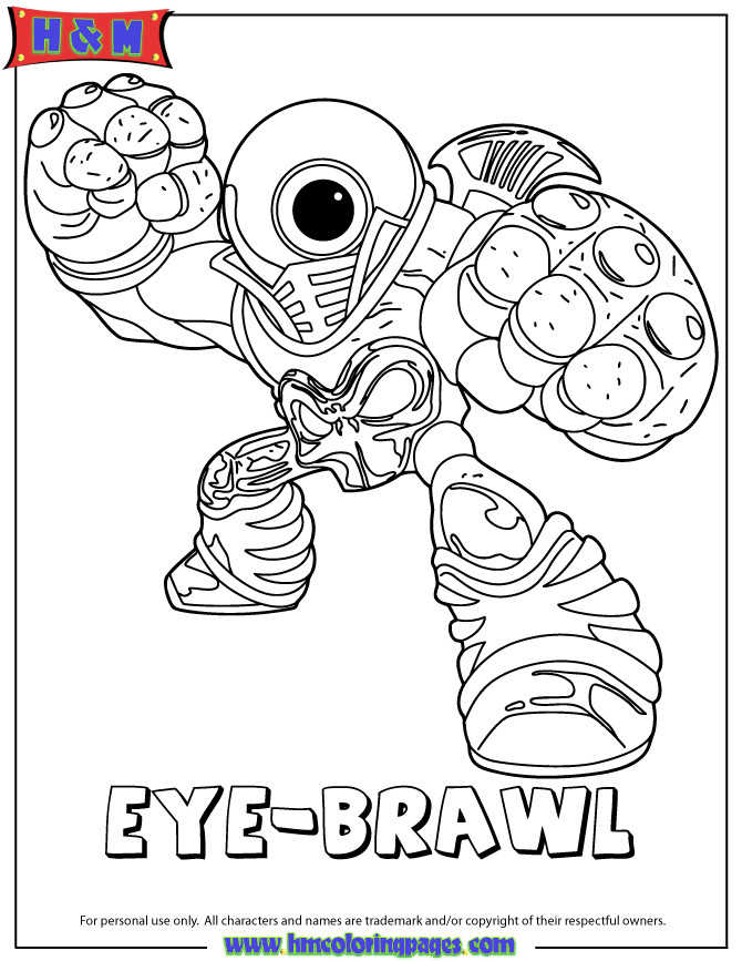 Best ideas about Skylanders Giants Printable Coloring Pages
. Save or Pin Skylanders Giants Undead Eye Brawl Coloring Page Now.