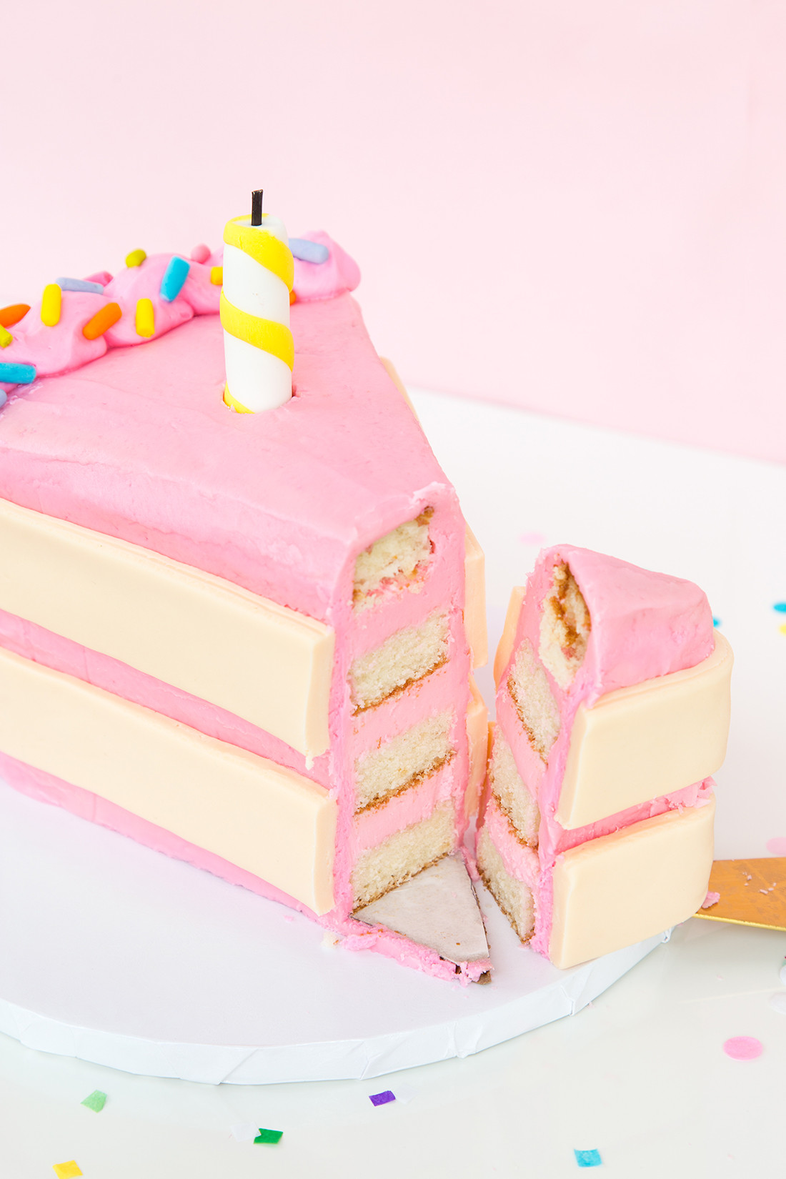 Best ideas about Slice Of Birthday Cake
. Save or Pin Giant Cake Slice Cake Aww Sam’s 2nd Birthday Now.