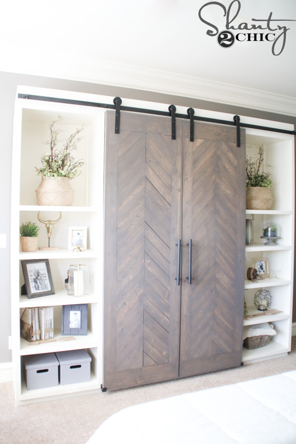 Best ideas about Sliding Cabinet Doors DIY
. Save or Pin Sliding Barn Door Media Console Shanty 2 Chic Now.