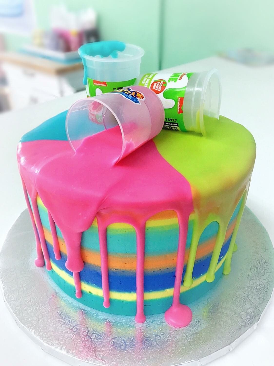 Best ideas about Slime Birthday Cake
. Save or Pin Slime cake 😵😵😵 tween birthday party Now.
