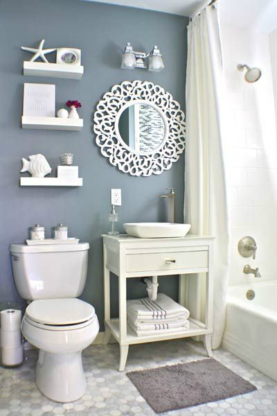 Best ideas about Small Bathroom Decor
. Save or Pin 40 Stylish Small Bathroom Design Ideas Decoholic Now.