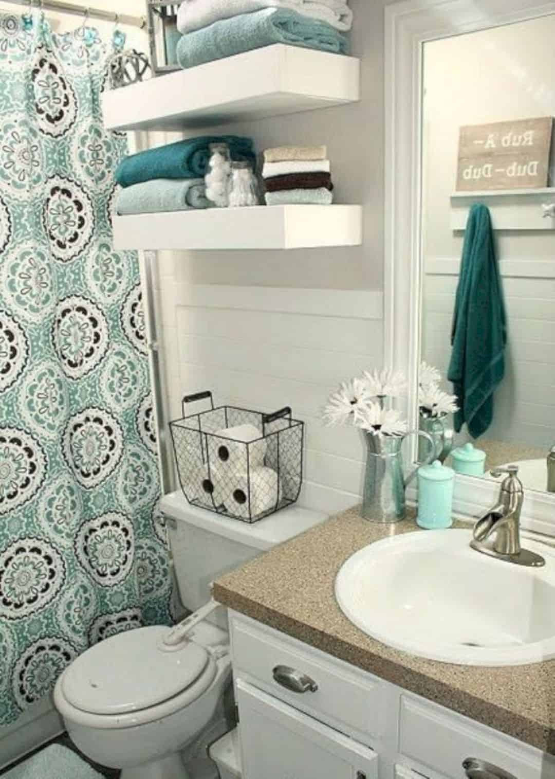 Best ideas about Small Bathroom Decor
. Save or Pin 17 Awesome Small Bathroom Decorating Ideas Now.