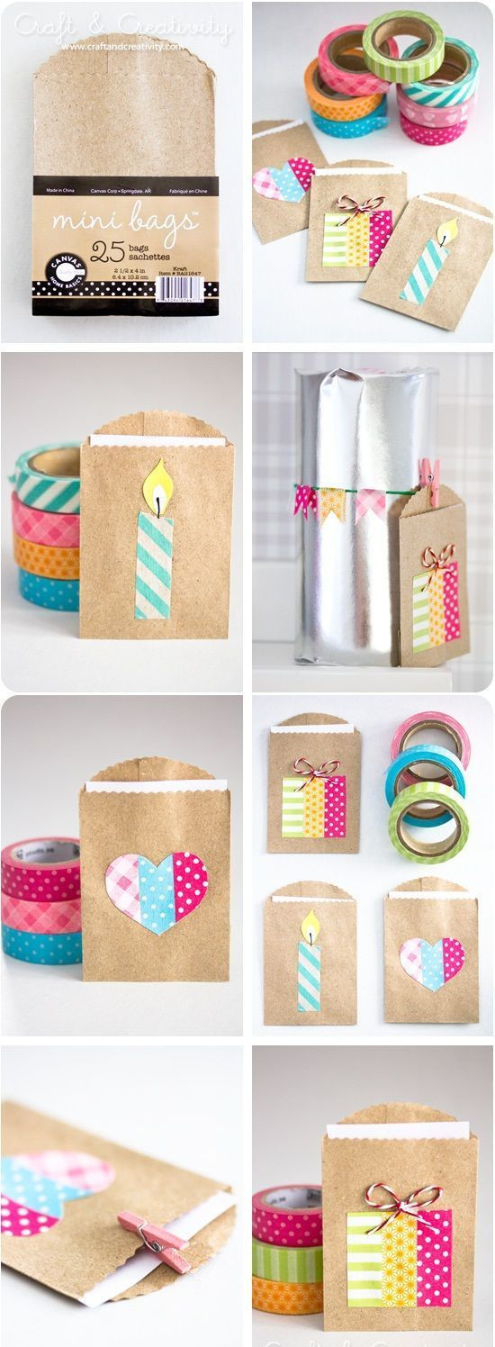 Best ideas about Small DIY Gifts
. Save or Pin 17 Best ideas about Washi Tape Cards on Pinterest Now.