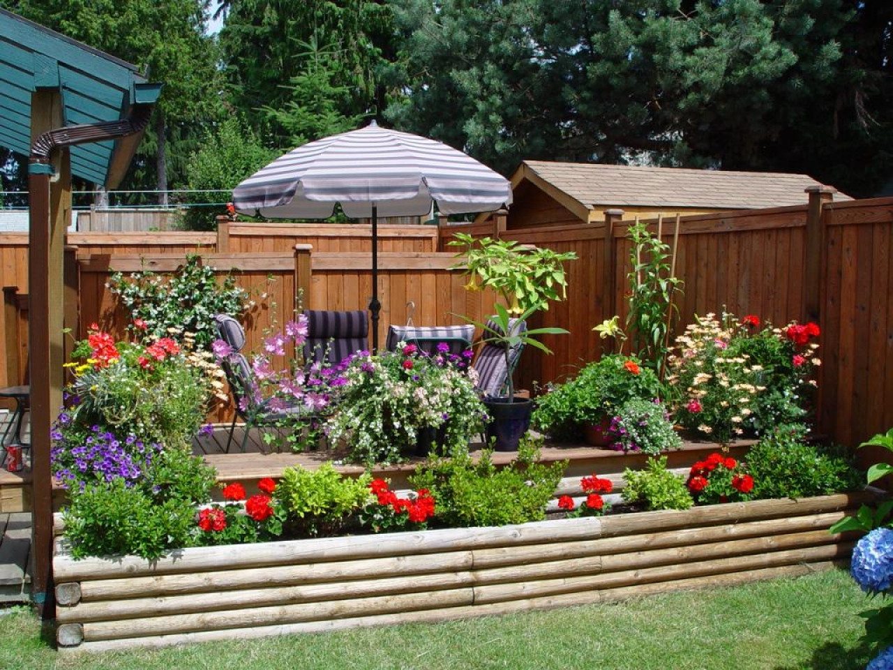 Best ideas about Small Patio Garden Ideas
. Save or Pin Patio landscaping small garden patio design ideas light Now.