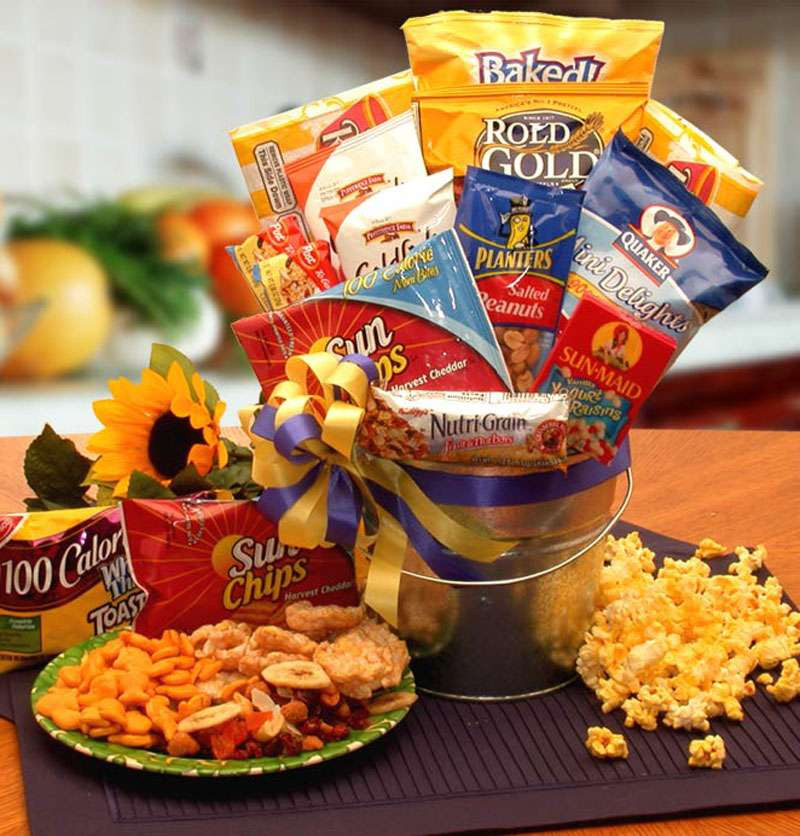 Best ideas about Snack Gift Basket Ideas
. Save or Pin Healthy Snacks Gift Basket Now.