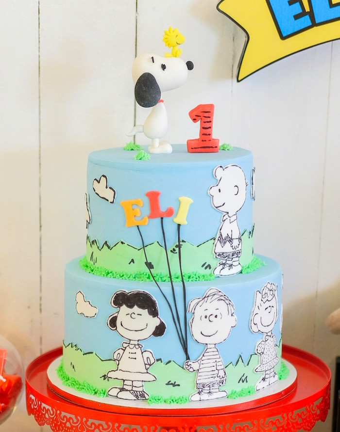 Best ideas about Snoopy Birthday Cake
. Save or Pin Kara s Party Ideas Peanuts Snoopy Birthday Party Now.