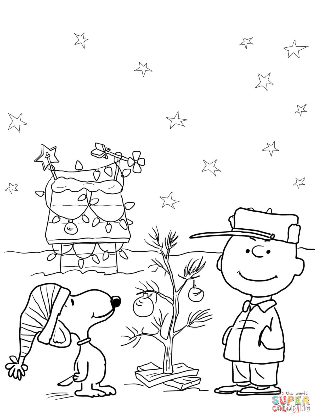Best ideas about Snoopy Christmas Coloring Pages
. Save or Pin Charlie Brown Christmas coloring page Now.