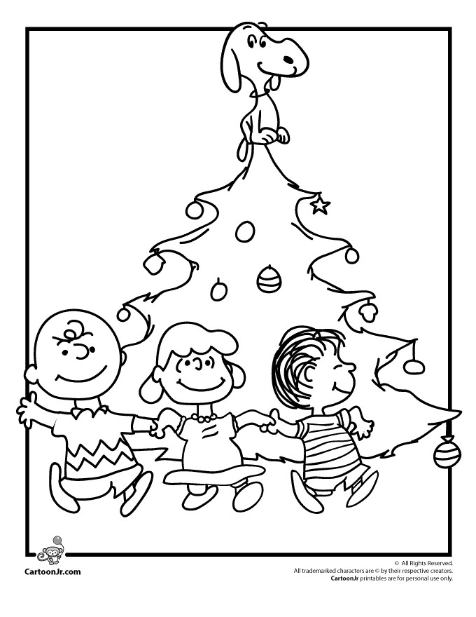 Best ideas about Snoopy Christmas Coloring Pages
. Save or Pin Charlie Brown Christmas Tree Coloring Page with Snoopy Now.