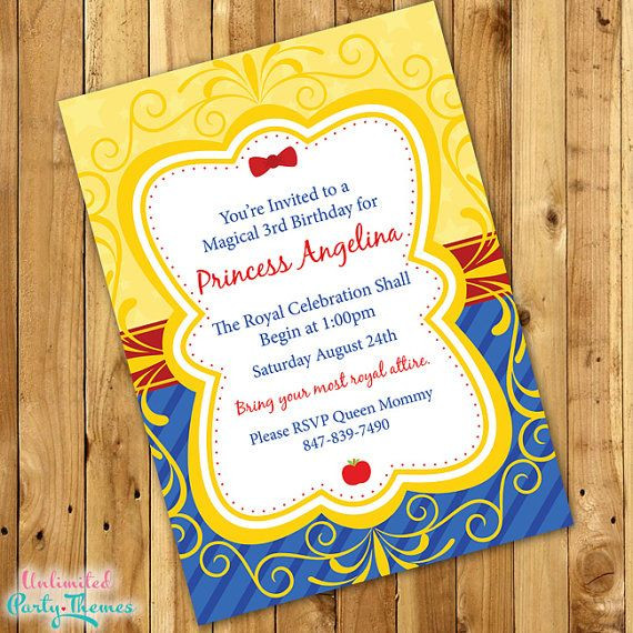 Best ideas about Snow White Birthday Invitations
. Save or Pin Best 25 Snow white invitations ideas on Pinterest Now.