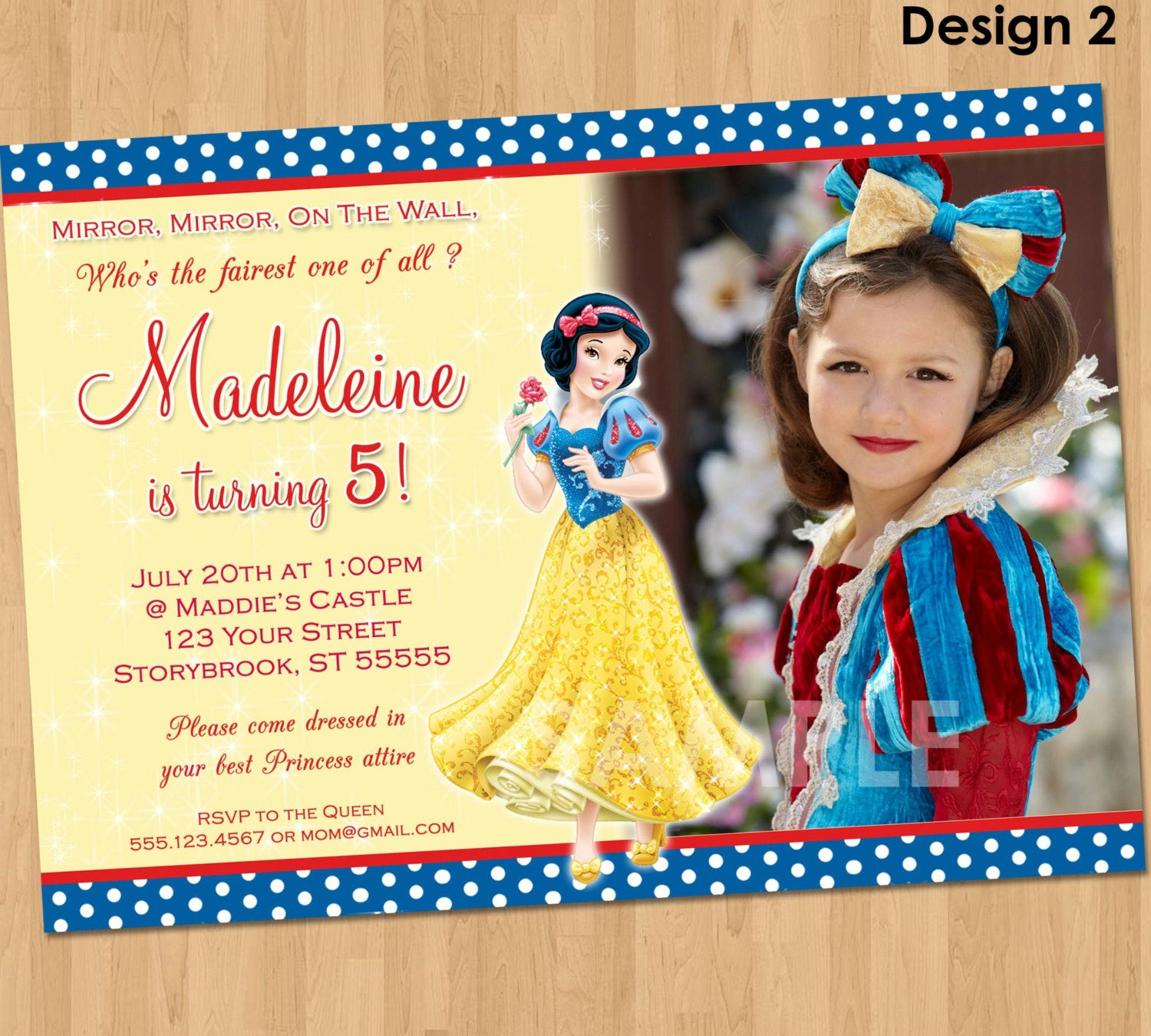 Best ideas about Snow White Birthday Invitations
. Save or Pin Snow White Invitation Snow White Party Custom Personalized Now.