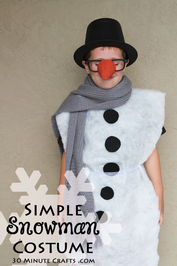 Best ideas about Snowman Costume DIY
. Save or Pin No Sew Snowman Costume 30 Minute Crafts Now.