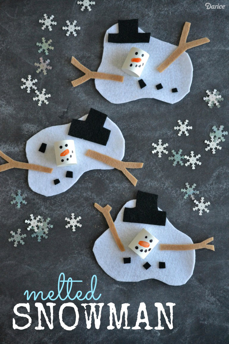 Best ideas about Snowman Craft Ideas
. Save or Pin Melted Snowman Craft Project for Kids Darice Now.