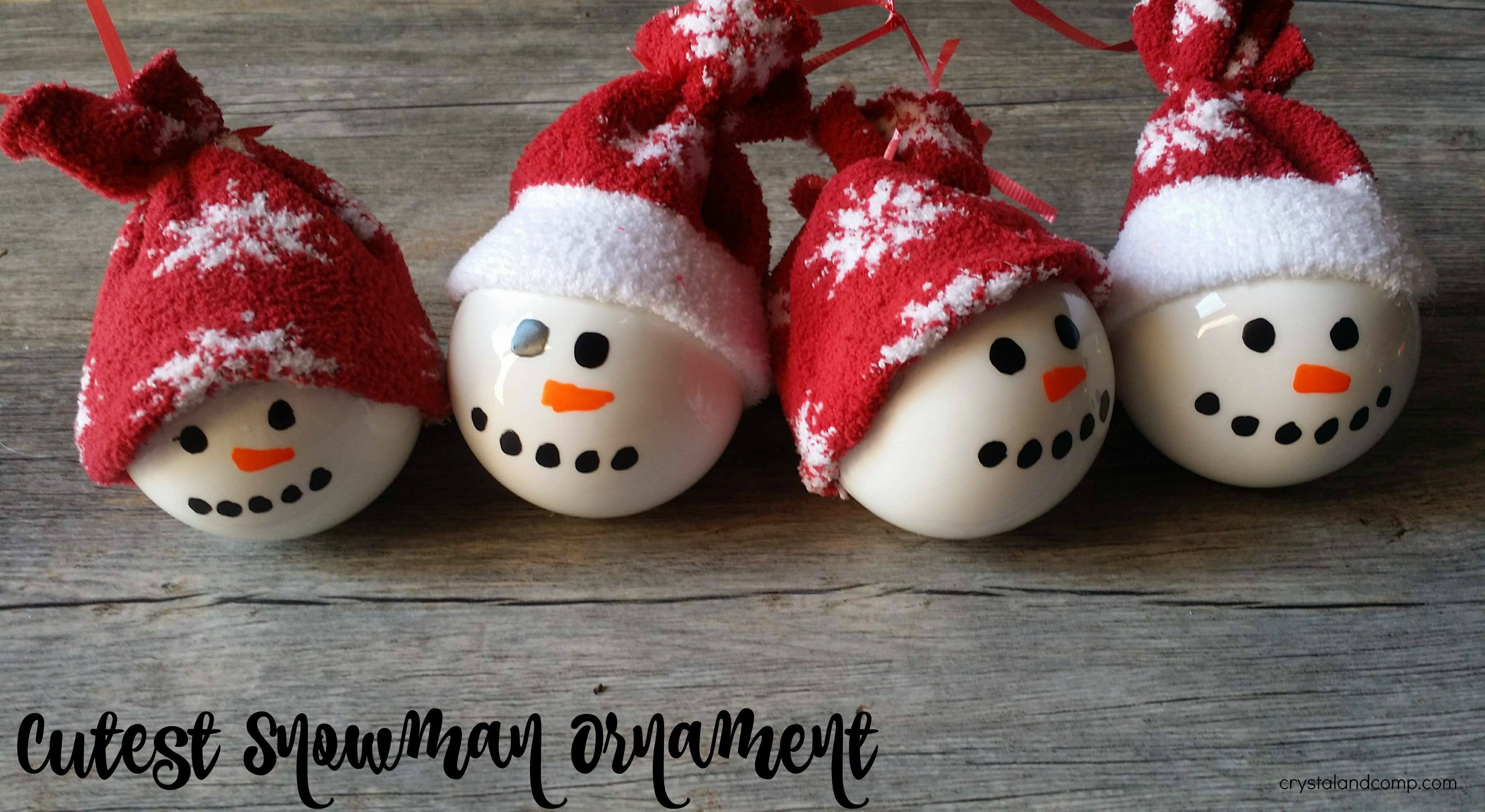 Best ideas about Snowman Ornaments DIY
. Save or Pin Homemade Snowman Ornament Now.