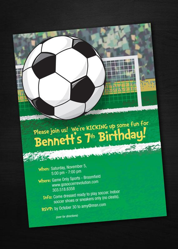 Best ideas about Soccer Birthday Invitations
. Save or Pin Soccer Birthday Invitations Now.