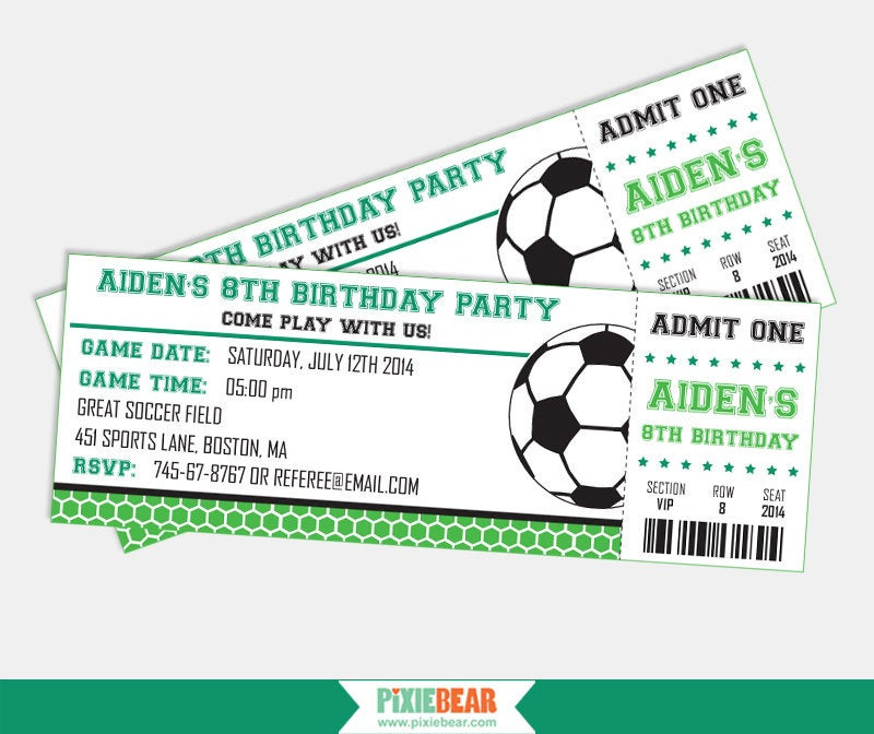 Best ideas about Soccer Birthday Invitations
. Save or Pin Soccer Party Invitation Soccer Birthday Invitation Soccer Now.