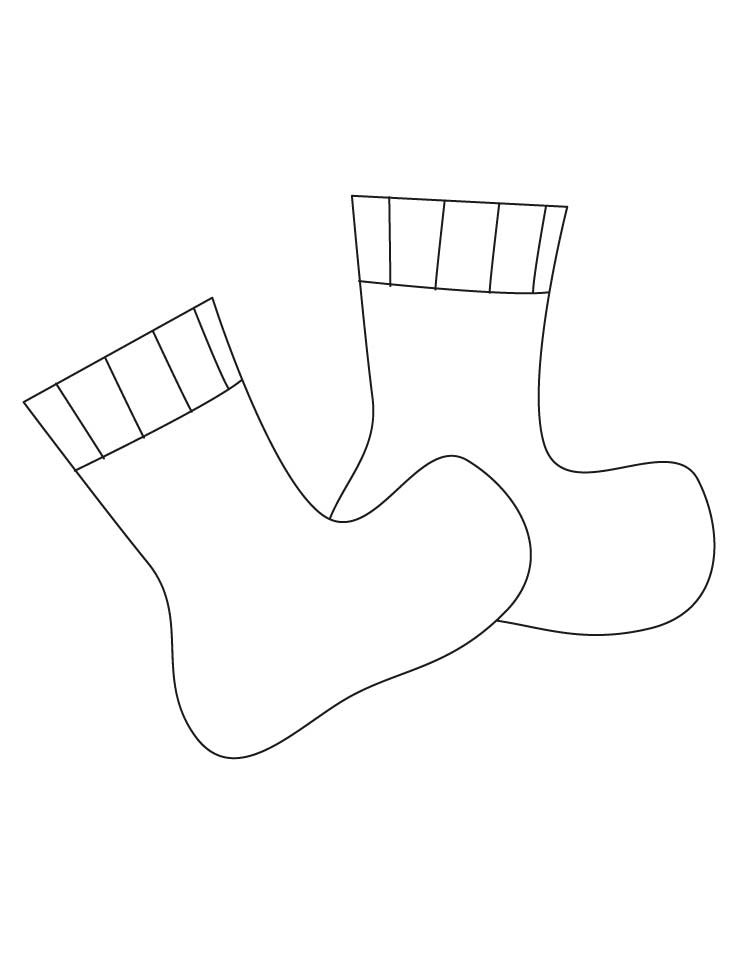 Best ideas about Socks Coloring Pages For Kids
. Save or Pin Color Socks AZ Colorare Now.