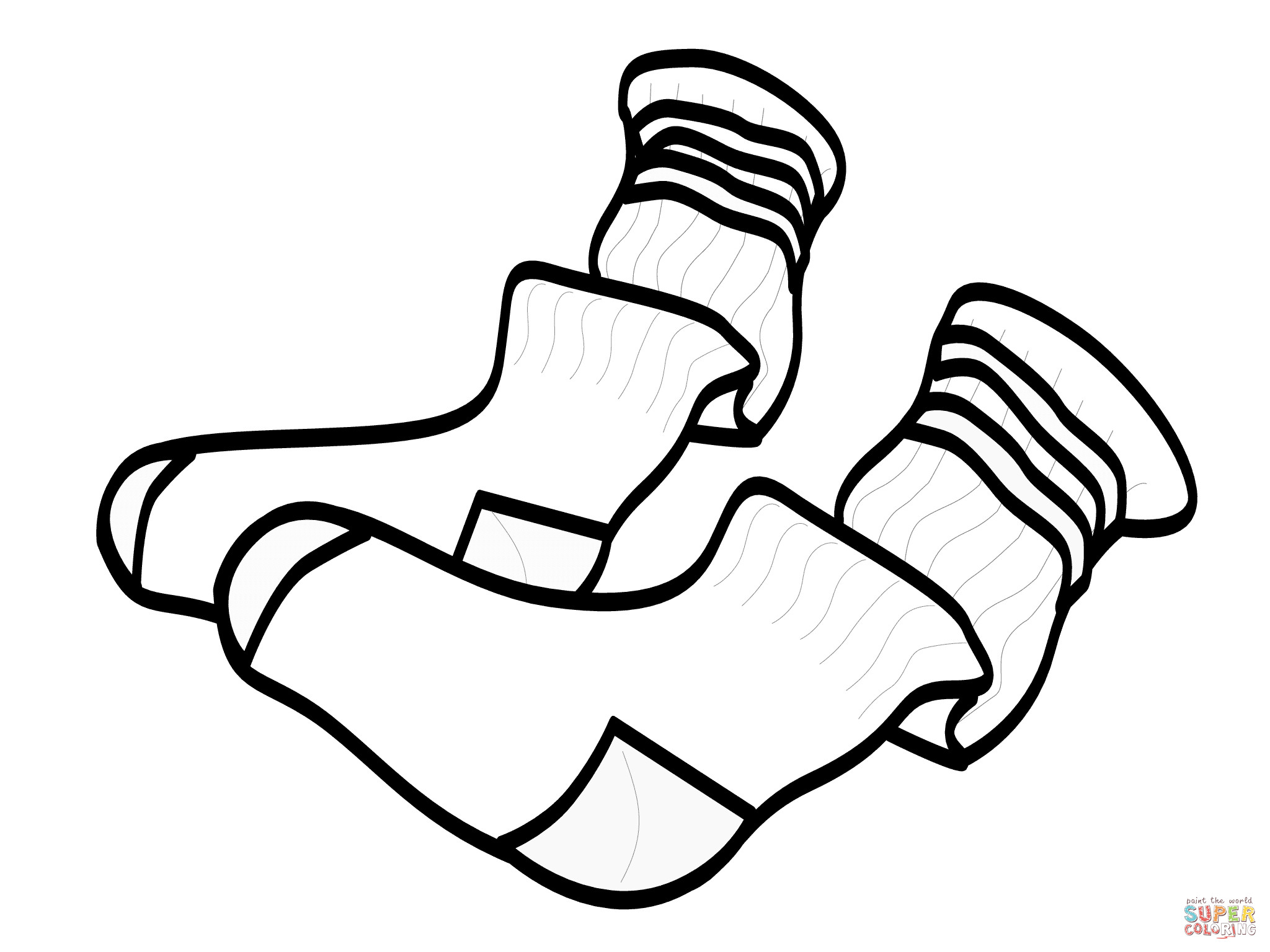 Best ideas about Socks Coloring Pages For Kids
. Save or Pin Socks coloring page Now.