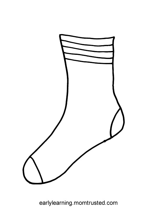 Best ideas about Socks Coloring Pages For Kids
. Save or Pin Socks for Fox Printable Preschool Activities and Now.
