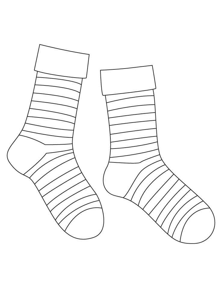 Best ideas about Socks Coloring Pages For Kids
. Save or Pin Striped socks coloring pages Now.