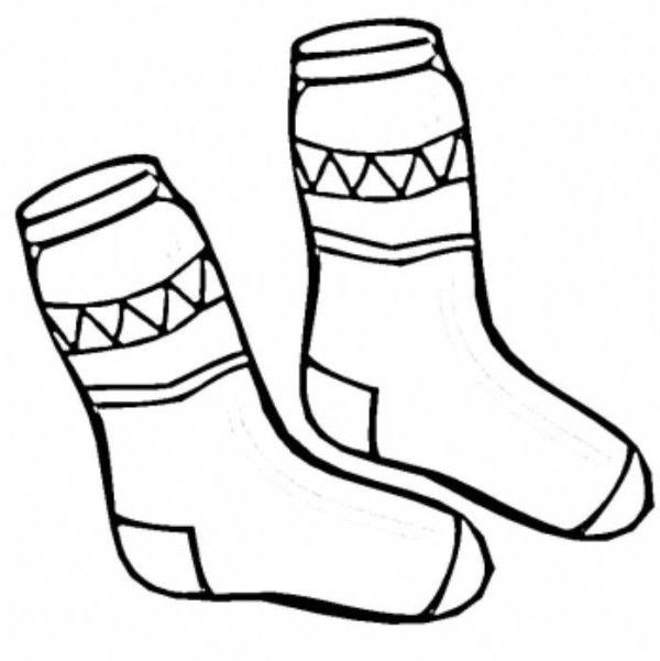 Best ideas about Socks Coloring Pages For Kids
. Save or Pin Socks Winter Clothes Coloring Page sock crafts Now.