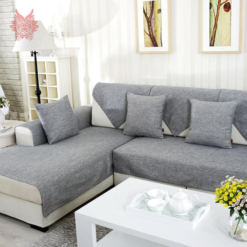 Best ideas about Sofa Covers For Sectional
. Save or Pin Aliexpress Buy Grey melange Sofa cover slipcovers Now.