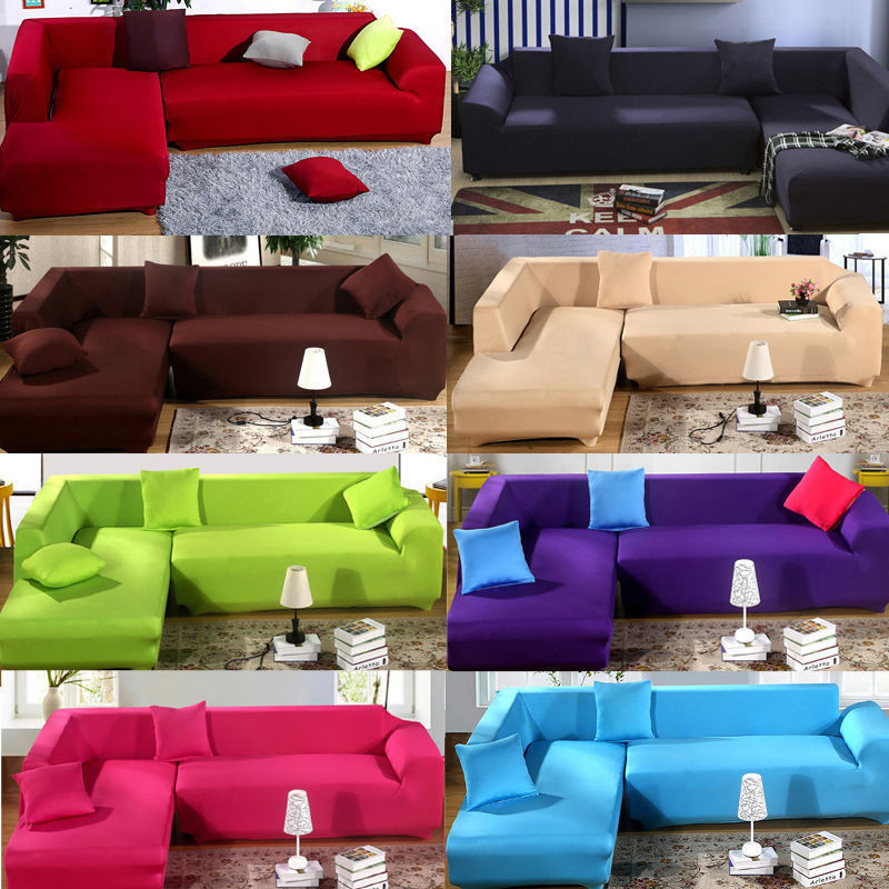 Best ideas about Sofa Covers For Sectional
. Save or Pin L Stretch Elastic Fabric Sofa Cover Pet Sectional Corner Now.