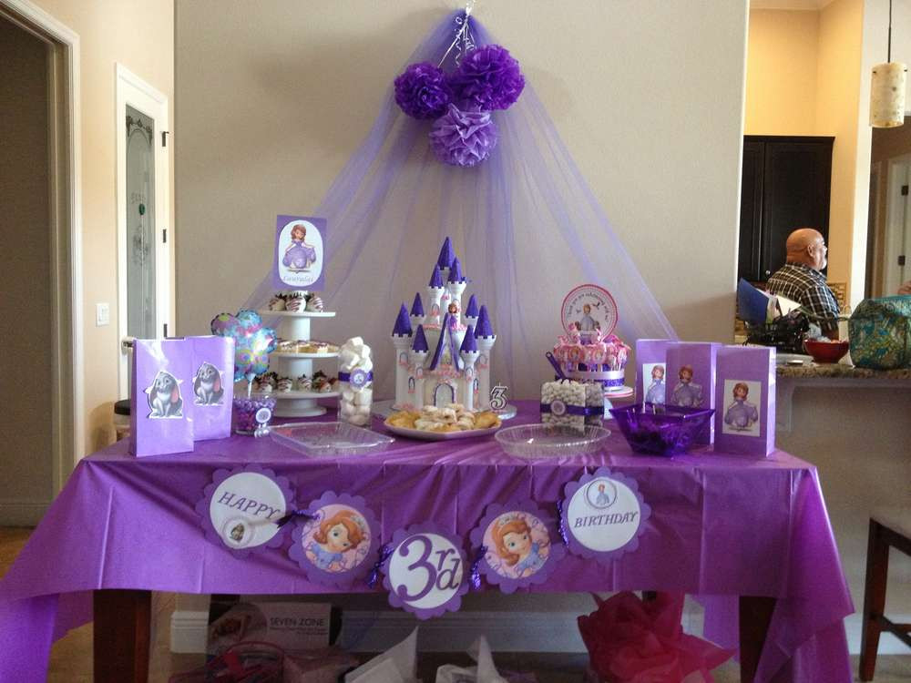 Best ideas about Sofia The First Birthday Decorations
. Save or Pin Sofia the First Birthday Party Ideas Now.
