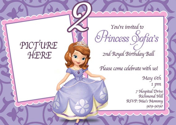 Best ideas about Sofia The First Birthday Invitations
. Save or Pin CUSTOM PHOTO Invitations Sofia the First Birthday Invitation Now.