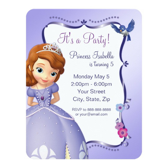 Best ideas about Sofia The First Birthday Invitations
. Save or Pin Sofia the First Birthday Invitation Now.