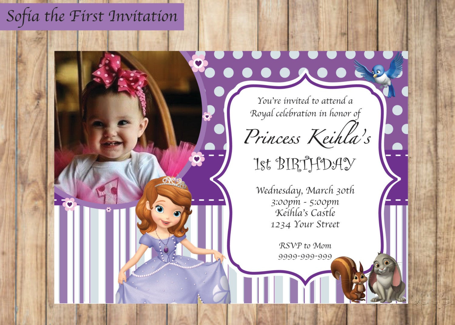 Best ideas about Sofia The First Birthday Invitations
. Save or Pin Sofia the First Invitation Printable Birthday Party Invite Now.