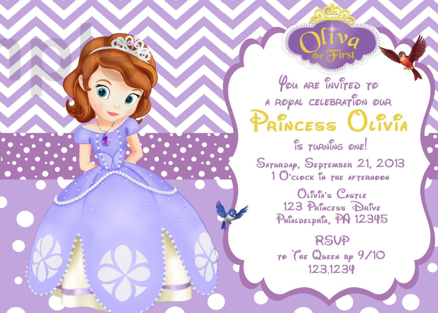 Best ideas about Sofia The First Birthday Invitations
. Save or Pin Sofia The First Invitations Templates Now.