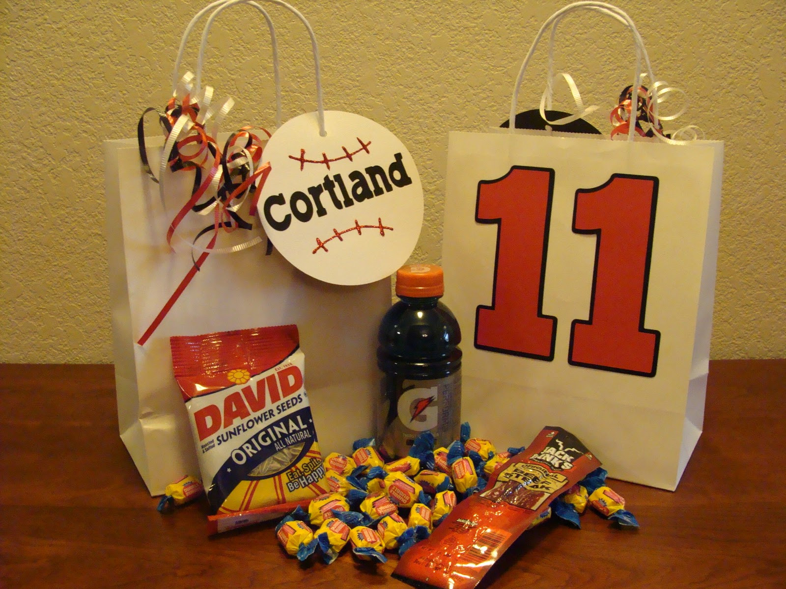 Best ideas about Softball Gift Bag Ideas
. Save or Pin Shea s Crafty Corner Baseball Goo Bags and secret to Now.