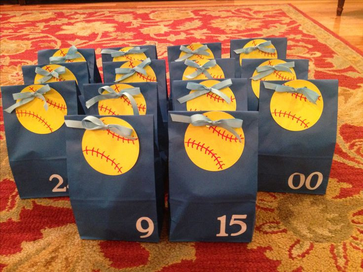 Best ideas about Softball Gift Bag Ideas
. Save or Pin Softball goo bags for the team Now.