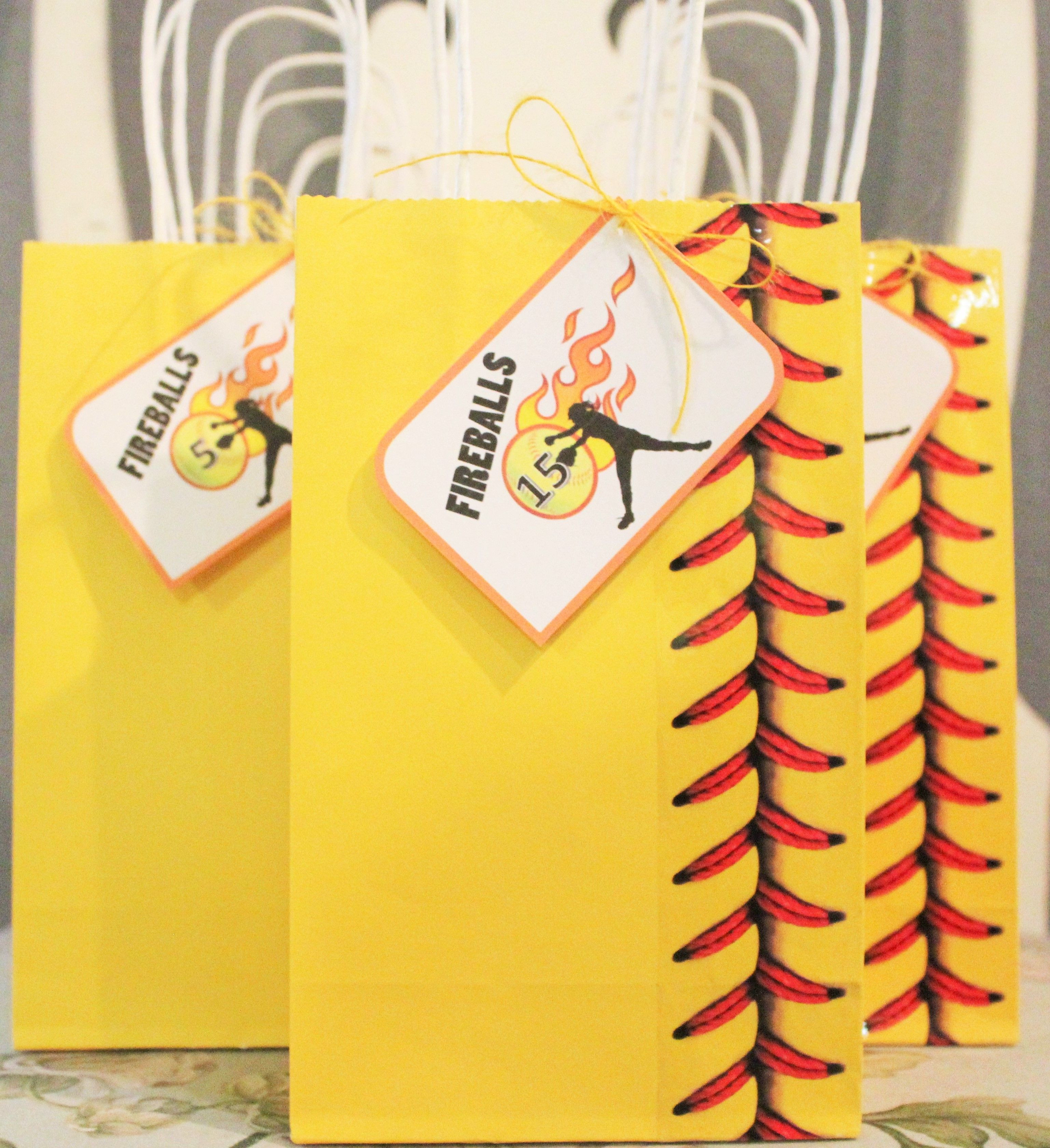Best ideas about Softball Gift Bag Ideas
. Save or Pin My daughters softball snack bags Dollar tree bags Now.