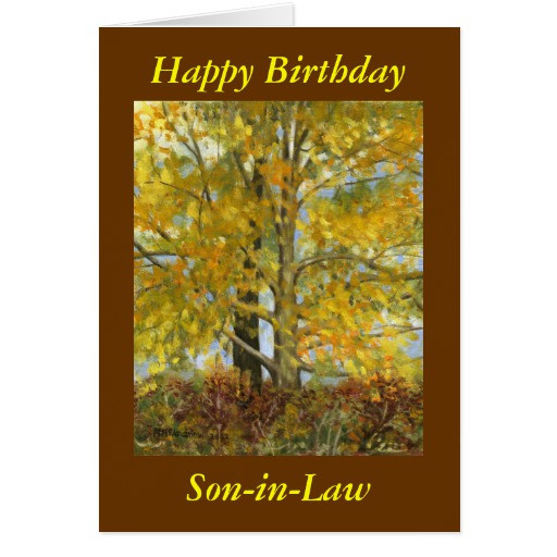 Best ideas about Son In Law Birthday Card
. Save or Pin "Happy Birthday Son in Law" Greeting Card Now.
